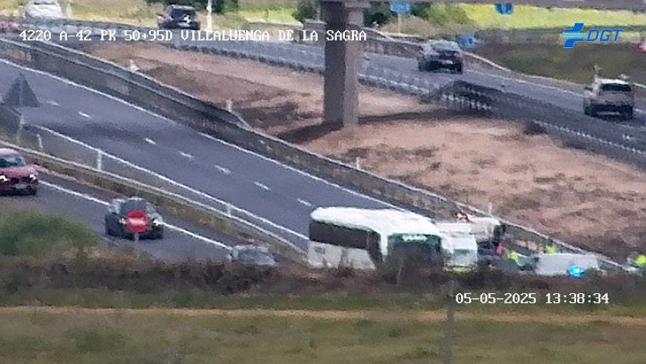 El accidente mortal se ha registrado en la A-42 sentido Toledo.