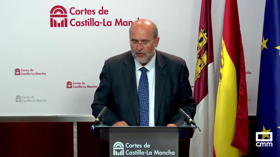 El vicepresidente primero del Gobierno regional, José Luis Martínez Guijarro.