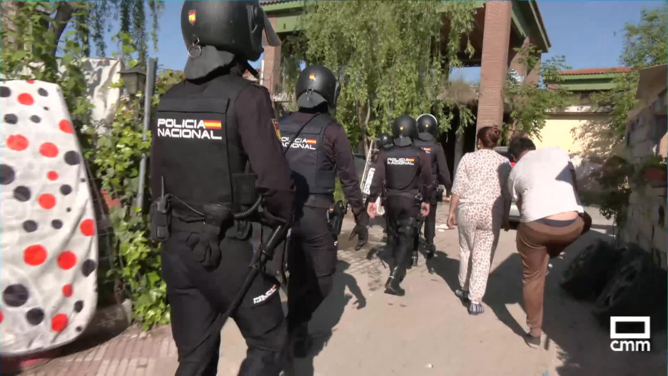 Se ha procedido al desalojo de las viviendas de la Peraleda.