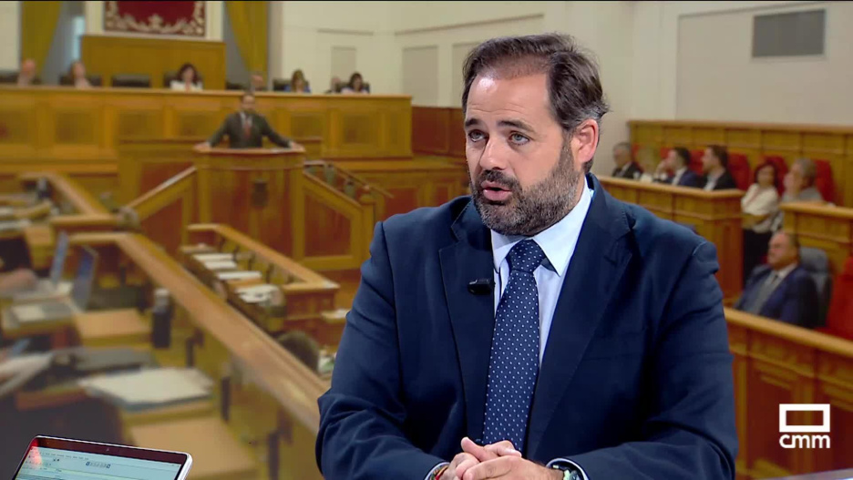 Paco Núñez durante la entrevista en Castilla-La Mancha Despierta