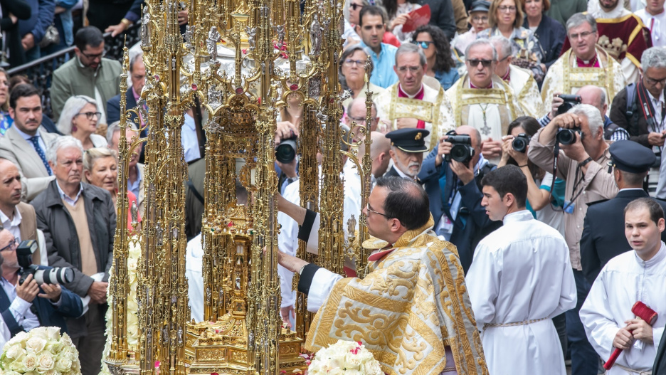 (Foto de ARCHIVO)
Procesión del Corpus Christi en Toledo.
REMITIDA / HANDOUT por DAVID ESTEBAN/JCCM
Fotografía remitida a medios de comunicación exclusivamente para ilustrar la noticia a la que hace referencia la imagen, y citando la procedencia de la imagen en la firma
08/6/2023