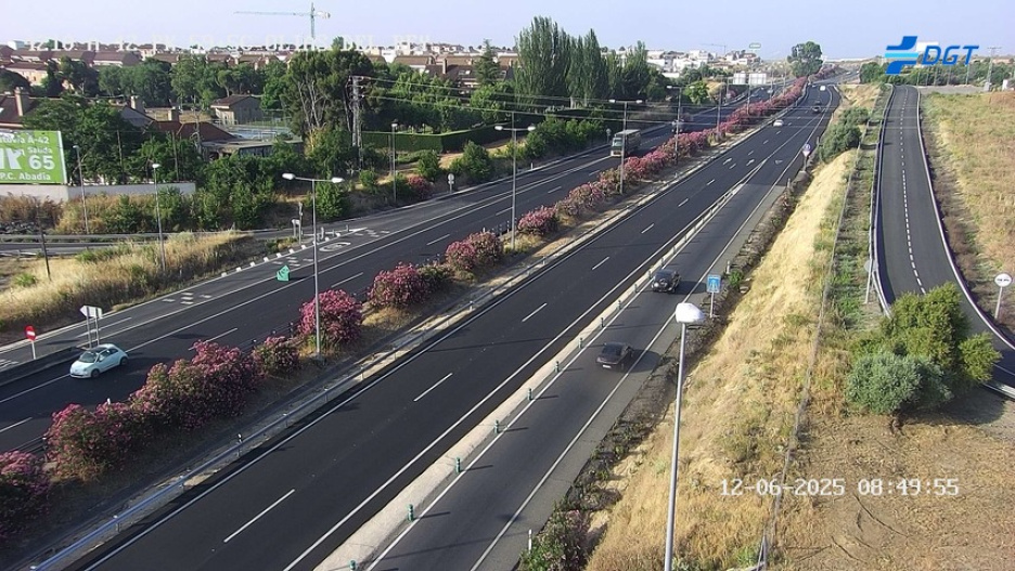 El accidente de tráfico ha ocurrido en la A-42
