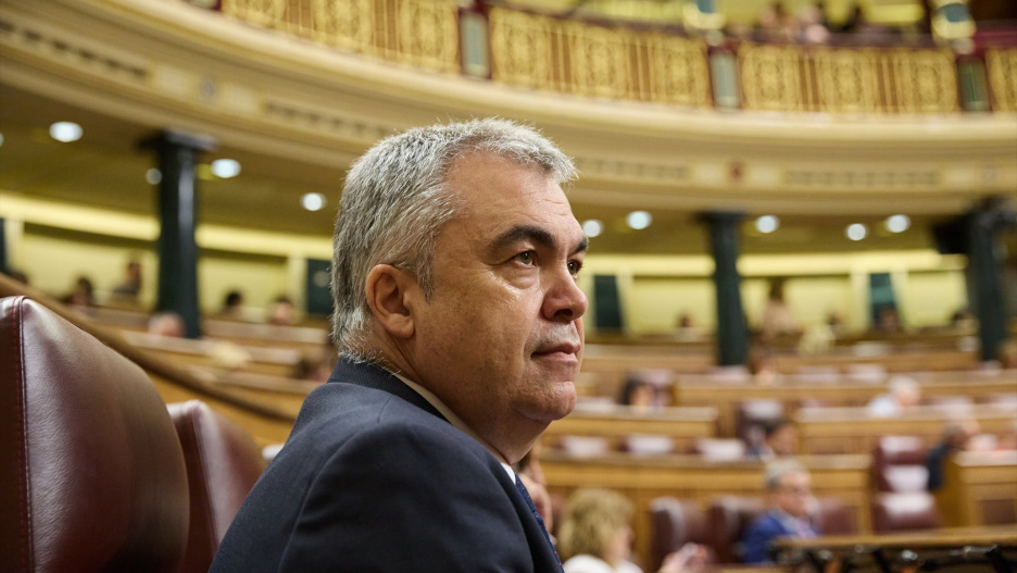 El secretario de Organización del PSOE, Santos Cerdán.