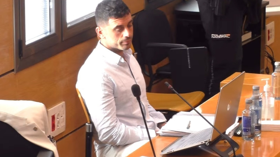 Imagen del acusado durante el juicio celebrado en la Audiencia Provincial de Ciudad Real.