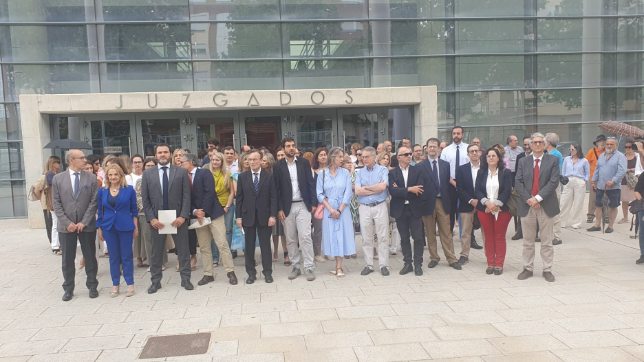 Concentración de fiscales y jueces en Albacete