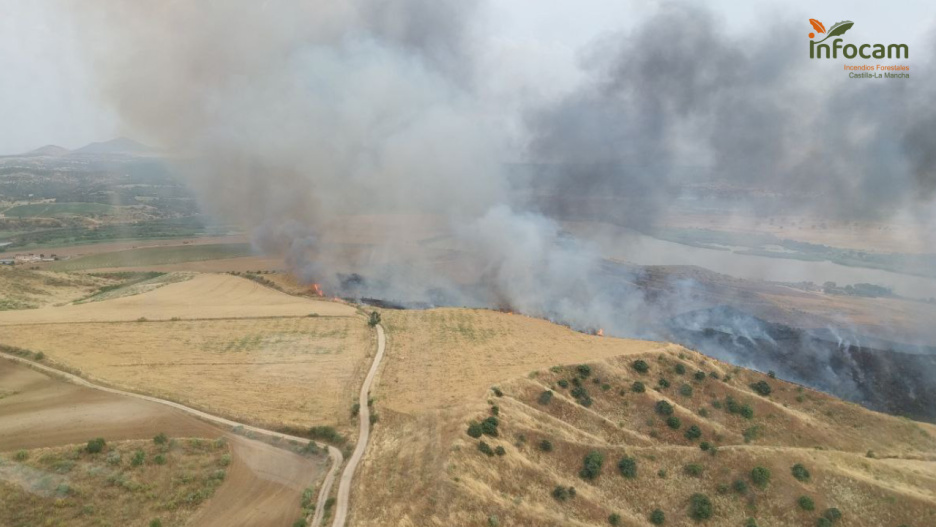 El incendio de Burujón llegó a alcanzar nivel 1.
