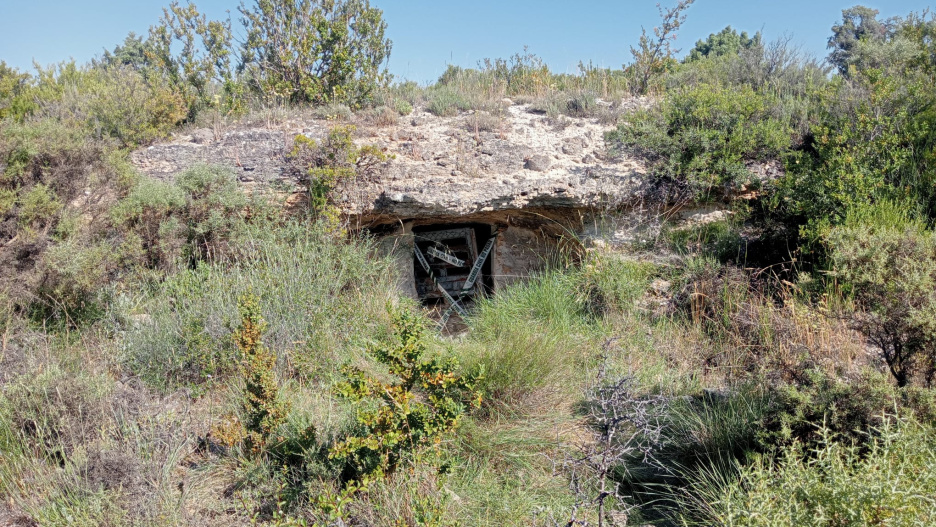 Fue en esta cueva donde se encuentro el cadáver de la mujer asesinada.