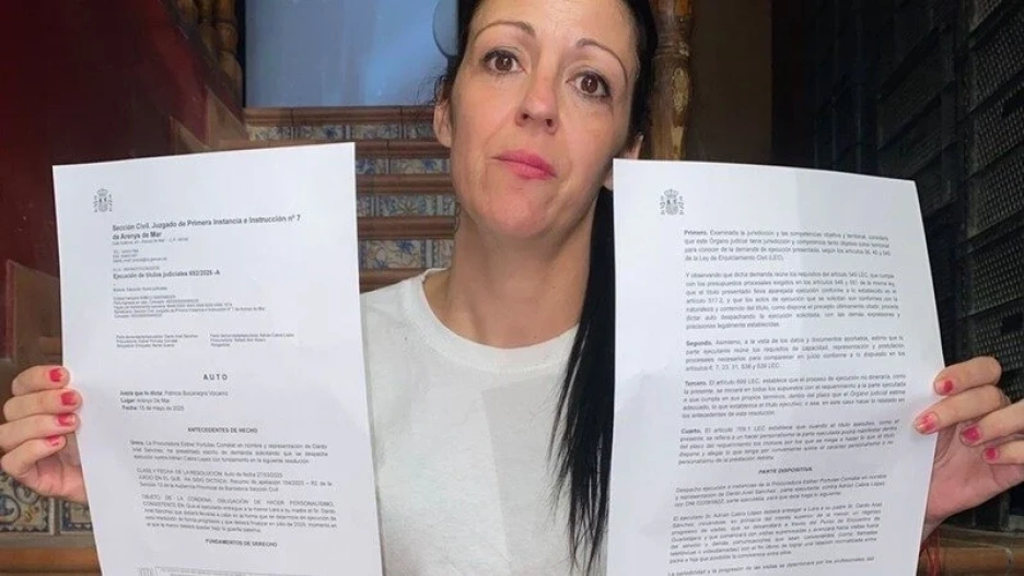 Sara Cabra, tía de la menor, denuncia una decisión judicial “incomprensible e injusta” que, asegura, pone en entredicho el bienestar de la menor.