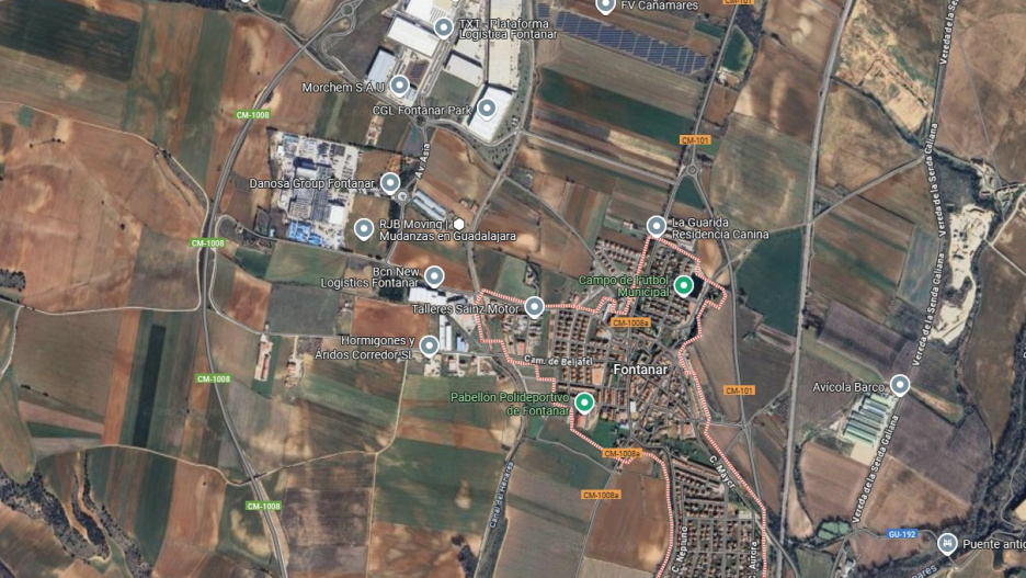 Vista aérea de Fontanar