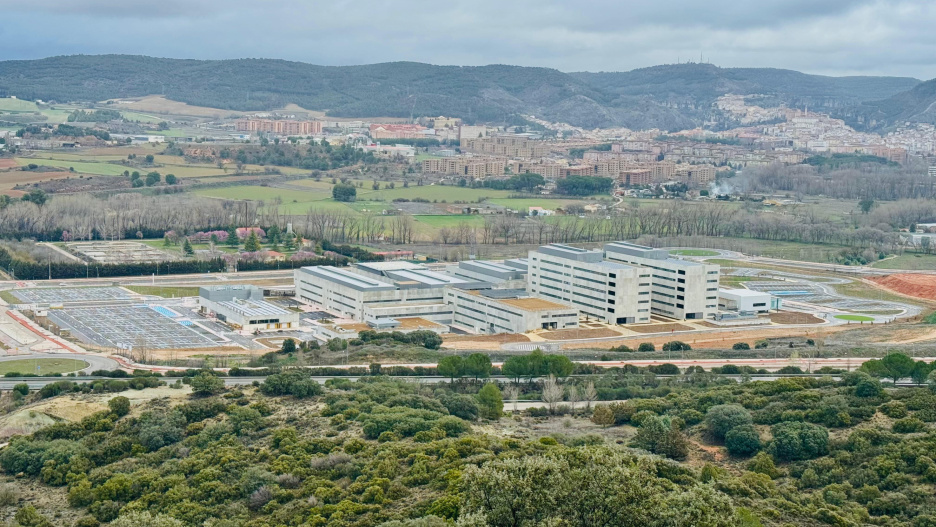 Vista aérea del nuevo hospital de Cuenca