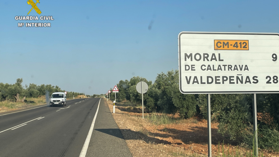 Vía en la que se produjo el siniestro vial