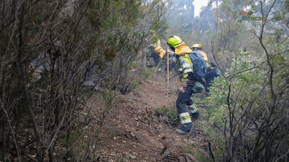 (Foto de ARCHIVO)
Labores de extinción del incendio forestal declarado en Los Navalucillos, Toledo.

REMITIDA / HANDOUT por PLAN INFOCAM
Fotografía remitida a medios de comunicación exclusivamente para ilustrar la noticia a la que hace referencia la imagen, y citando la procedencia de la imagen en la firma
09/8/2025