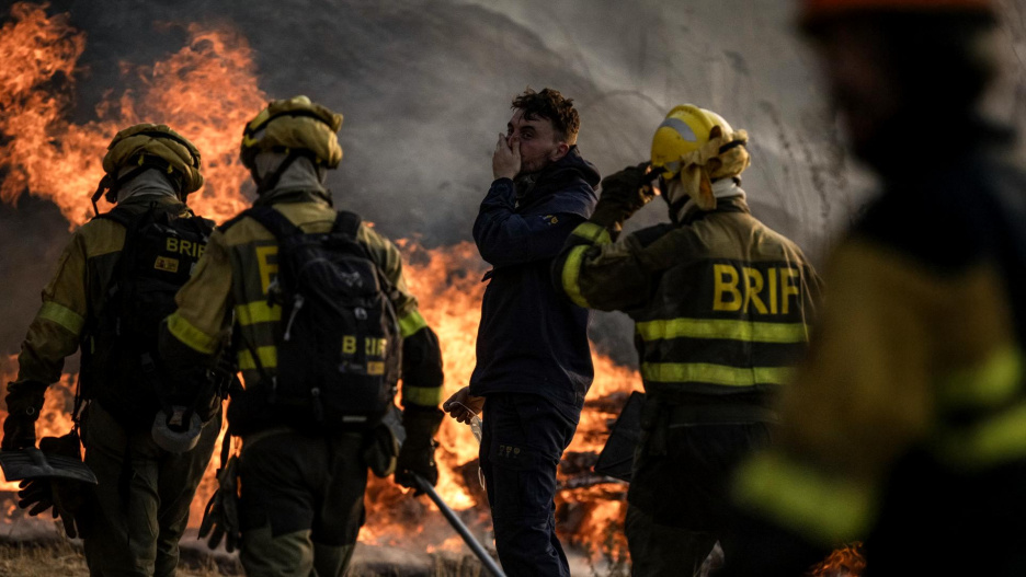 Ola de incendios en España, agosto 2025
