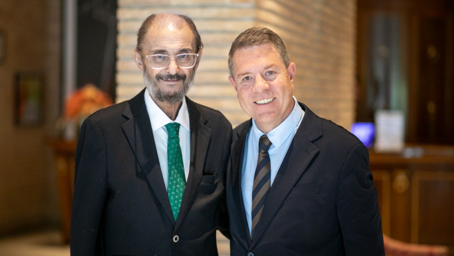 Foto de Archivo de Page y Lambán