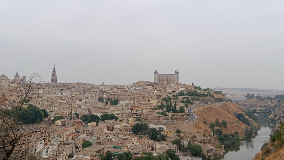 Así ha amanecido Toledo este martes.