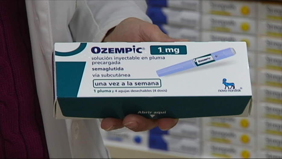 Caja de Ozempic, medicamento para tratar la diabetes
