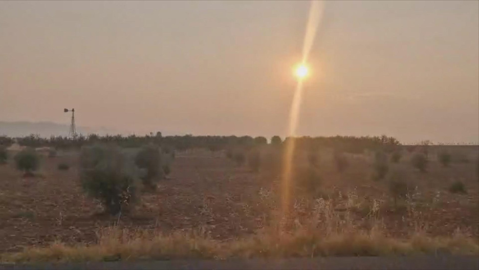 Partículas en suspensión en el aire en Castilla-La Mancha por los incendios en Extremadura y el aire del Sáhara