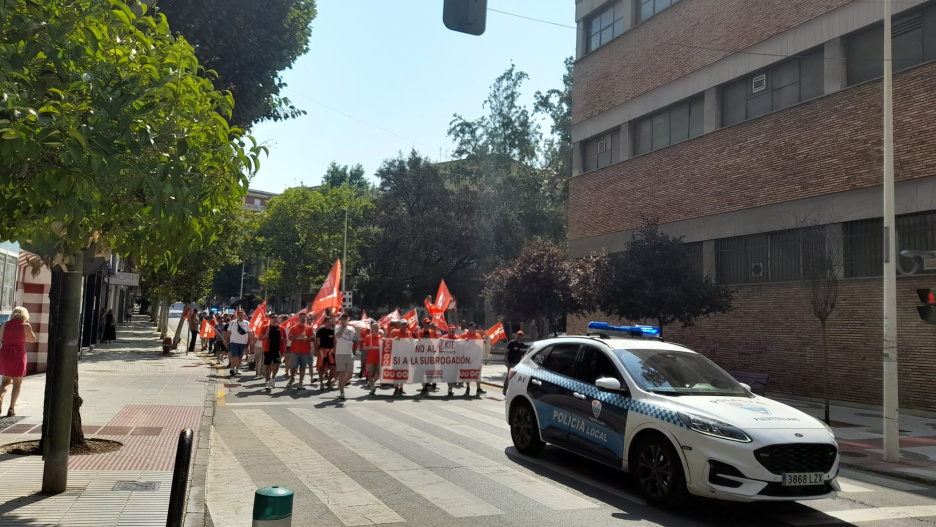 Trabajadores de Esserman en Puertollano.