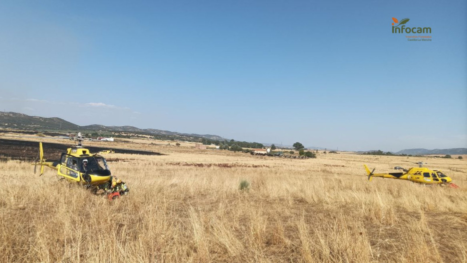 El incendio de Brazatortas desciende a nivel 0 y se restablece el tráfico en la N-420