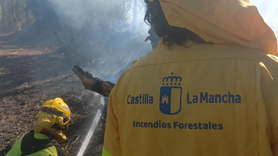 Guadalajara. Incendio Cabanillas del Campo