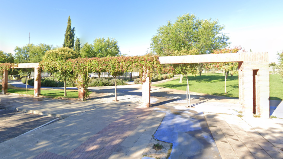 Parque al lado del cementerio cerca de la Puerta de Toledo de la capital ciudadrealeña donde ha ocurrido el atraco