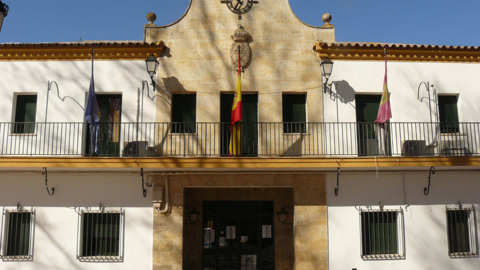 Fachada del Ayuntamiento de Argamasilla de Alba