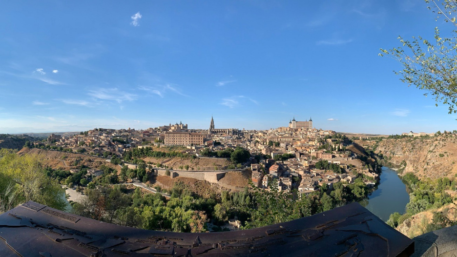 Imagen tomada de Toledo y el Tajo desde el Valle