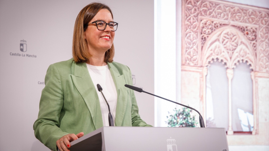 La portavoz del Gobierno de C-LM, Esther Padilla.

REMITIDA / HANDOUT por JCCM
Fotografía remitida a medios de comunicación exclusivamente para ilustrar la noticia a la que hace referencia la imagen, y citando la procedencia de la imagen en la firma
08/10/2025