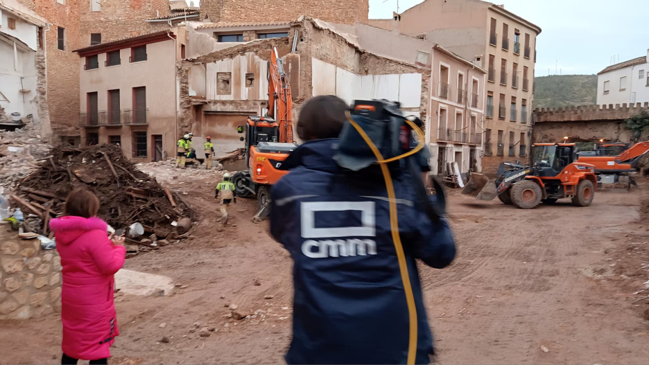 CMM estuvo cubriendo informativamente las consecuencias de la dana tras su paso por la región.