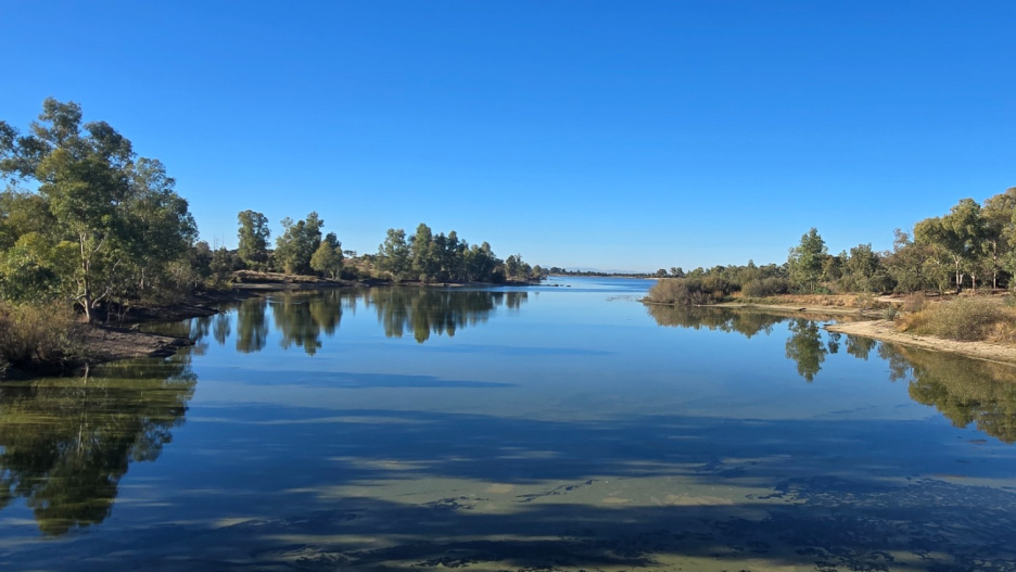 Embalse de La Portiña, en el Valle del Tajo es una de las comarcas en aviso amarillo.