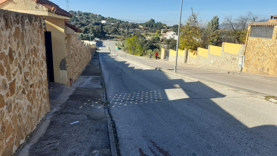 Lugar en el que se produjo el tiroteo en El Casar de Escalona (Toledo)