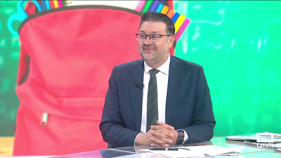 El consejero de Educación, Amador Pastor