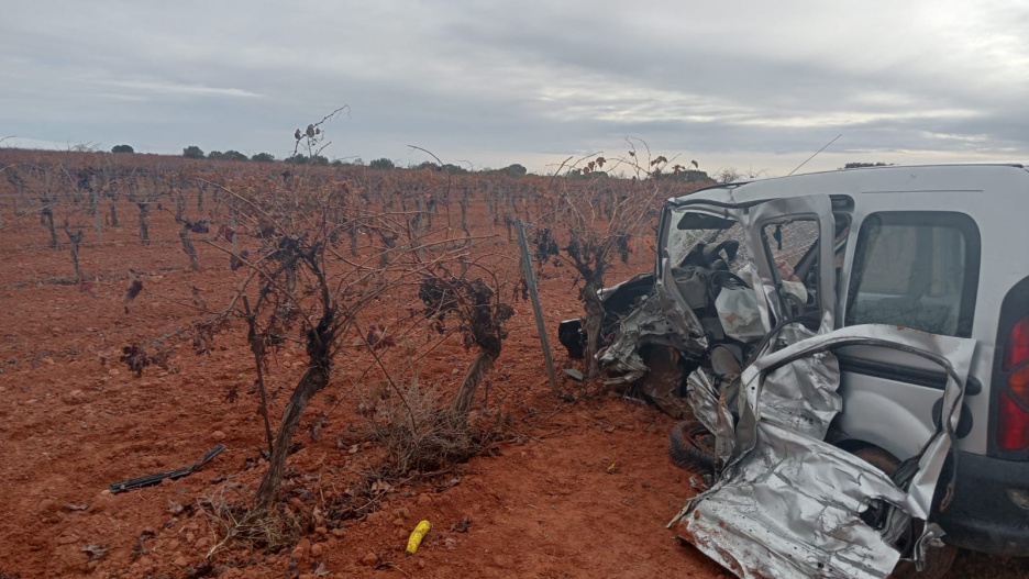 Accidente mortal en Casas Ibáñez