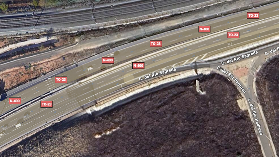 El atropello ha ocurrido en la TO-23.