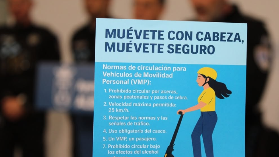 En ciudades como Albacete se ha realizado recientemente una campaña de seguridad sobre cómo conducir seguro un patinete.