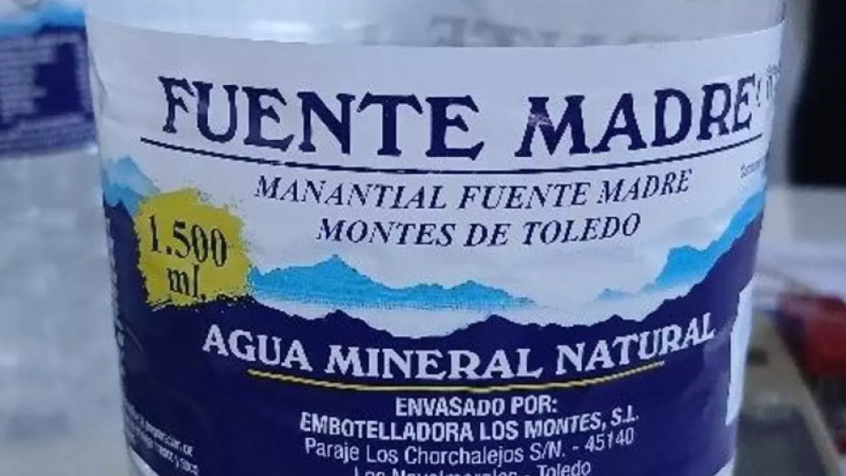El Gobierno de C-LM notifica a la AESAN la presencia de bacterias en el agua mineral natural de la marca Fuente Madre
