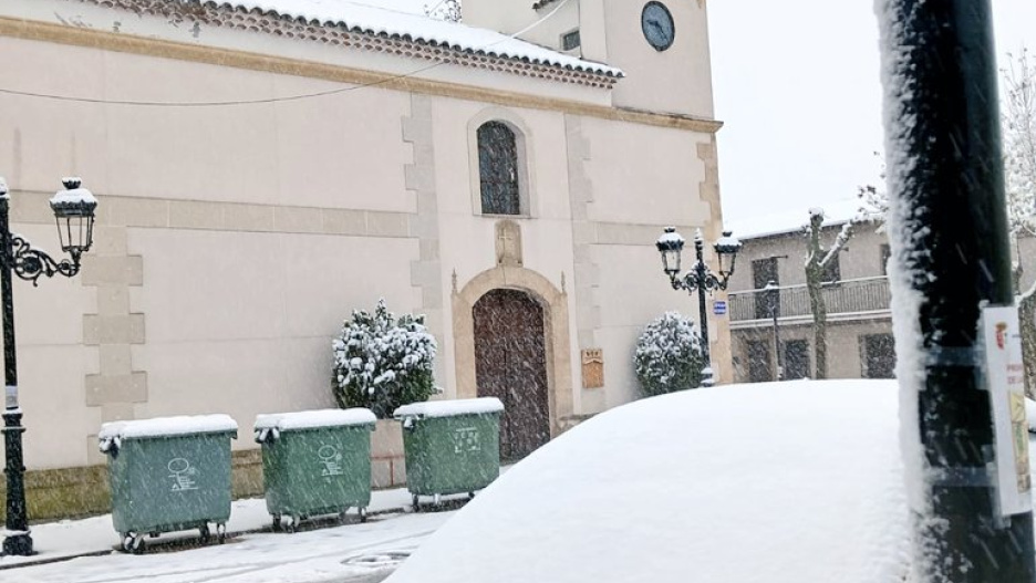 Imagen de Peñascosa (Albacete) este pasado 3 de diciembre