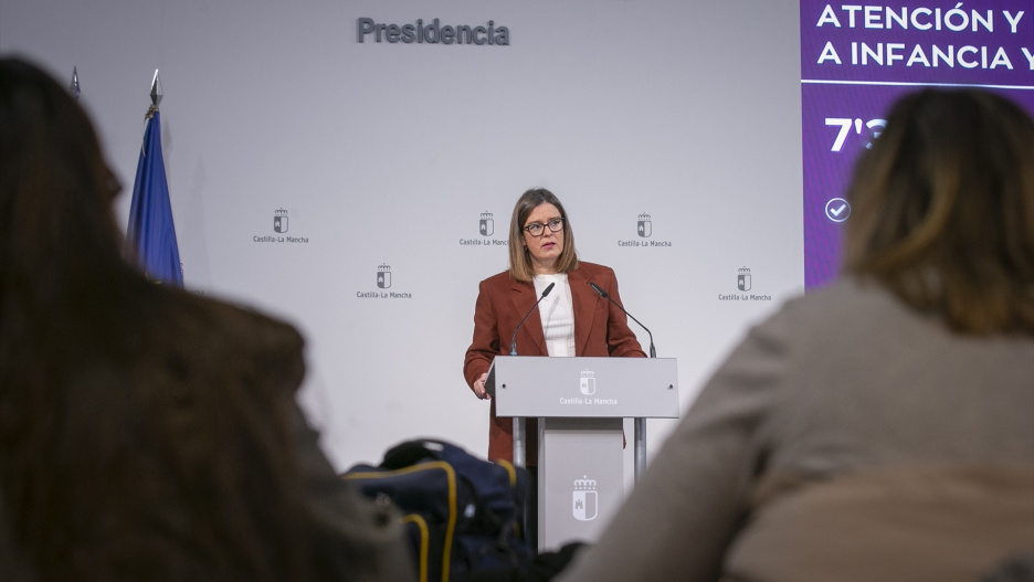 (Foto de ARCHIVO)
La consejera Portavoz del Gobierno regional, Esther Padilla, ha comparecido en rueda de prensa, en el Palacio de Fuensalida, para dar cuenta de los asuntos tratados en el Consejo de Gobierno.

REMITIDA / HANDOUT por A.PEREZ HERRERA/JCCM
Fotografía remitida a medios de comunicación exclusivamente para ilustrar la noticia a la que hace referencia la imagen, y citando la procedencia de la imagen en la firma
03/12/2025