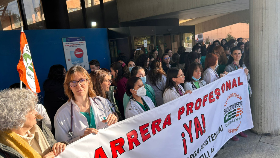 Última jornada de huelga de médicos y facultativos.