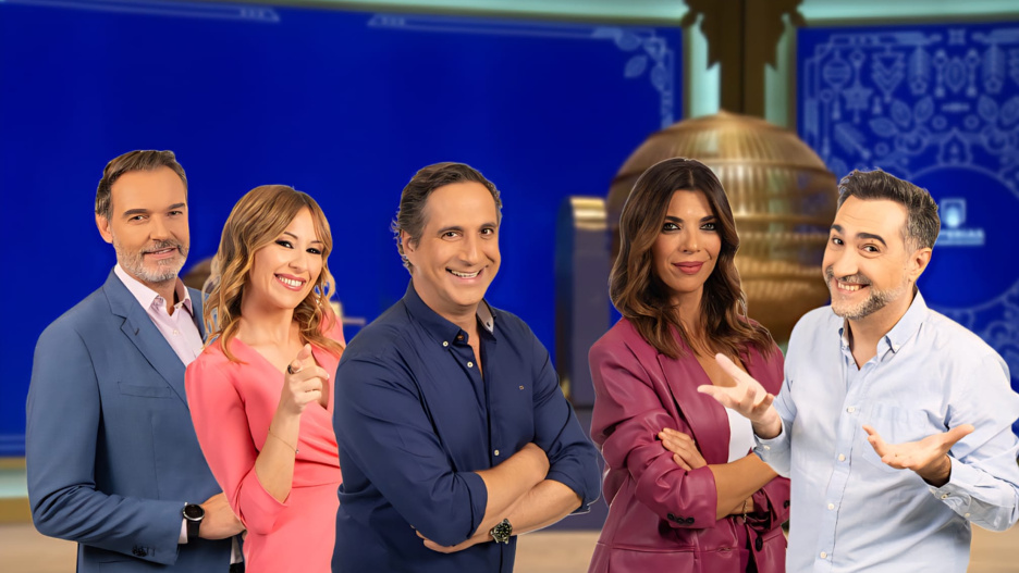 Raquel Martín Menor, Carlos Macías, Alfonso Hevia, Gloria Santoro y Javier Mateo, encargados de acercar el Sorteo de Lotería a los castellanomanchegos