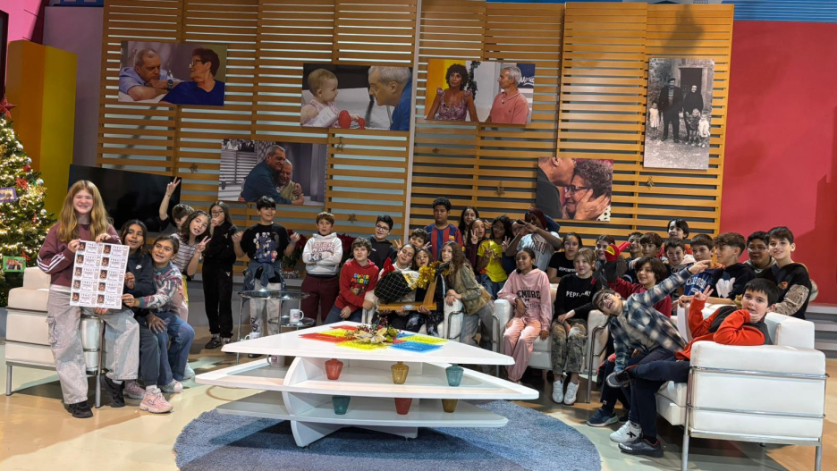 Alumnos del CEIP Miguel Delibes durante la visita a las instalaciones de CMM