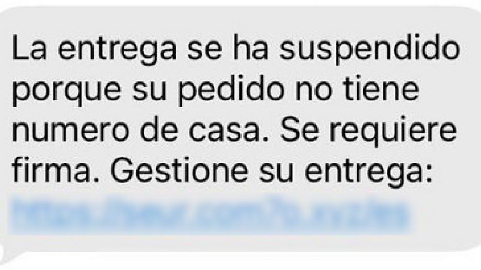 Ejemplo de mensajes fraudulentos que ha detectado la DGT.