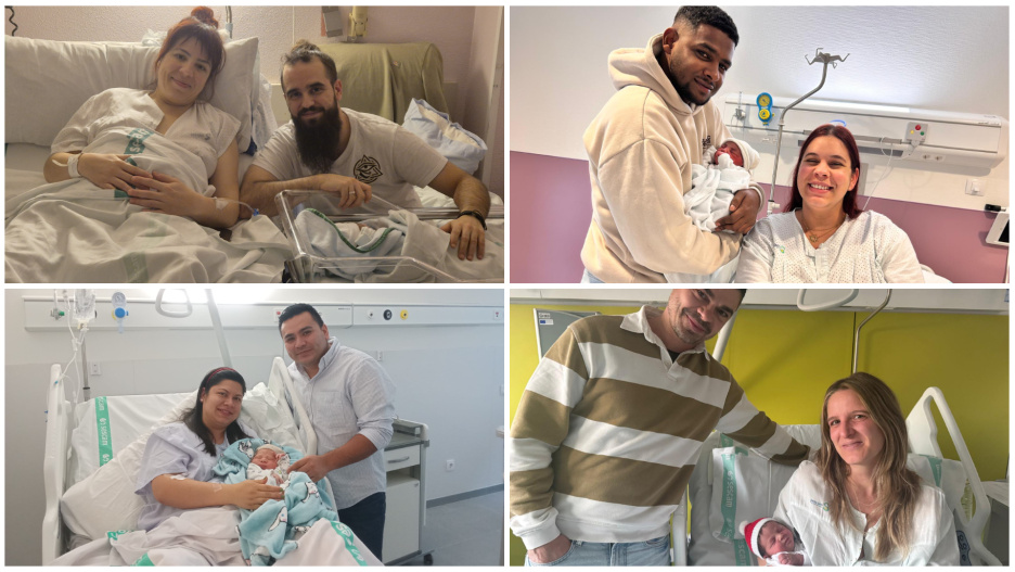 Los primeros bebés en Castilla-La Mancha de este nuevo año, el 2026.