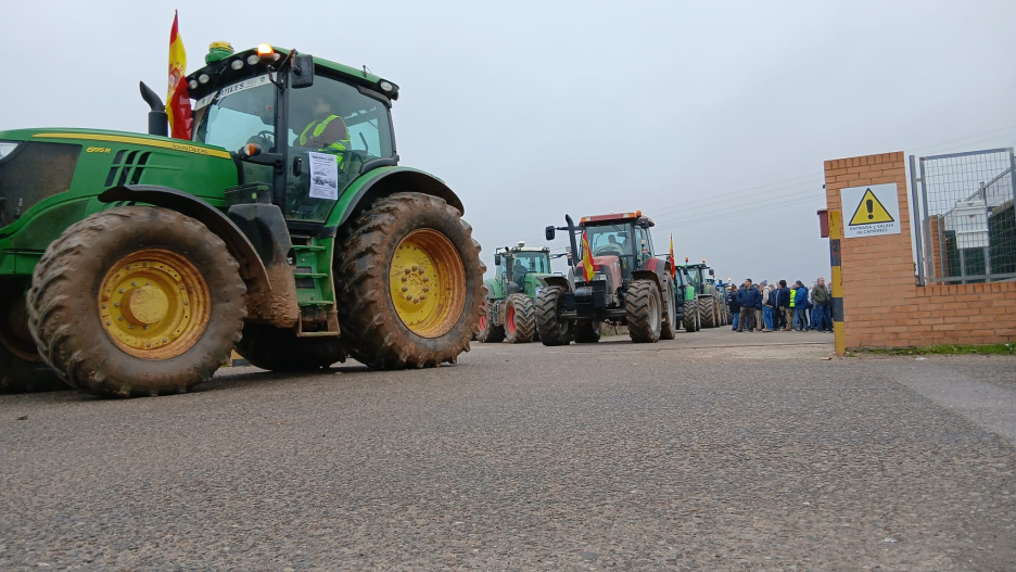 Tractorada en Guadalajara.