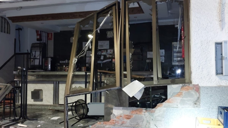 La churrería de Navahermosa ha quedado completamente destrozada.