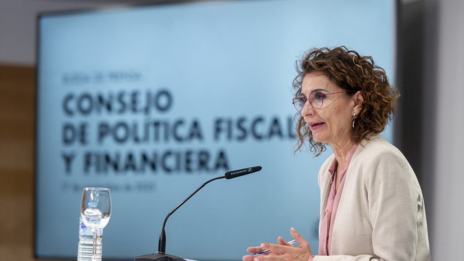 La vicepresidenta primera y ministra de Hacienda, María Jesús Montero.
