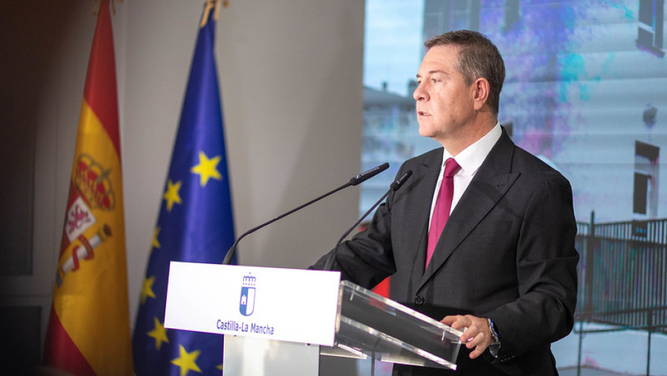 El presidente de Castilla-La Mancha, Emiliano García-Page.