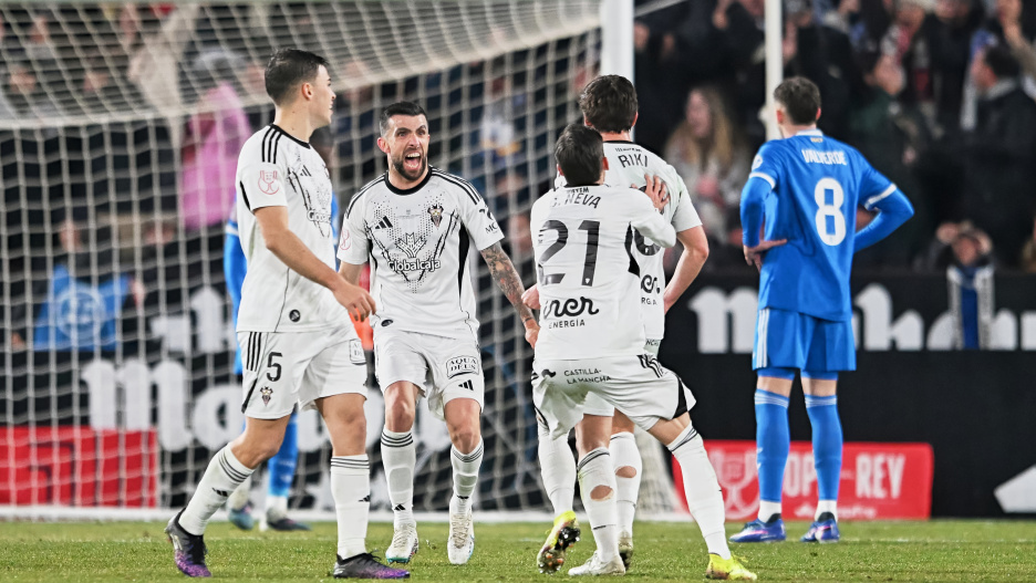 Imagen del encuentro entre el Albacete Balompié y el Real Madrid disputado en los octavos de final de la Copa del Rey 2025/2026