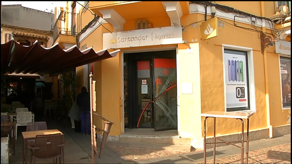 Imagen del cajero objeto del robo en la localidad toledana de Oropesa