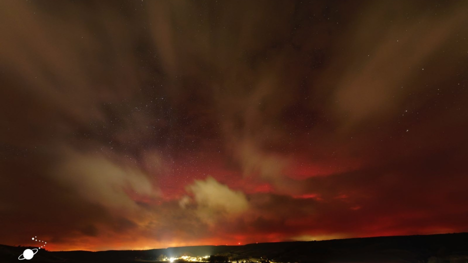 Aurora boreal desde Tobillos.

REMITIDA / HANDOUT por ASTROGUADA
Fotografía remitida a medios de comunicación exclusivamente para ilustrar la noticia a la que hace referencia la imagen, y citando la procedencia de la imagen en la firma
20/1/2026